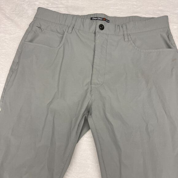 Desert Dunes Pants Mens 36x30 Gray Nylon Performance Golf Stretch Athleisure - Picture 3 of 9